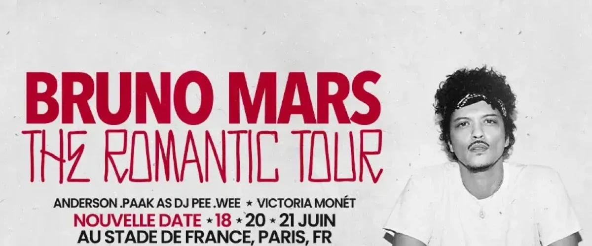 Sur Ticketmaster, Bruno Mars bat un record monumental avec sa nouvelle tournée