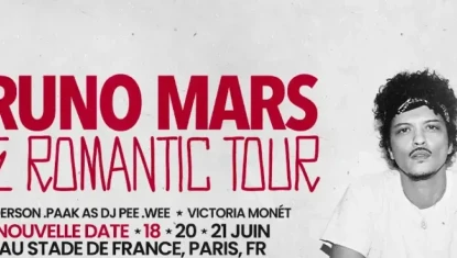 Sur Ticketmaster, Bruno Mars bat un record monumental avec sa nouvelle tournée